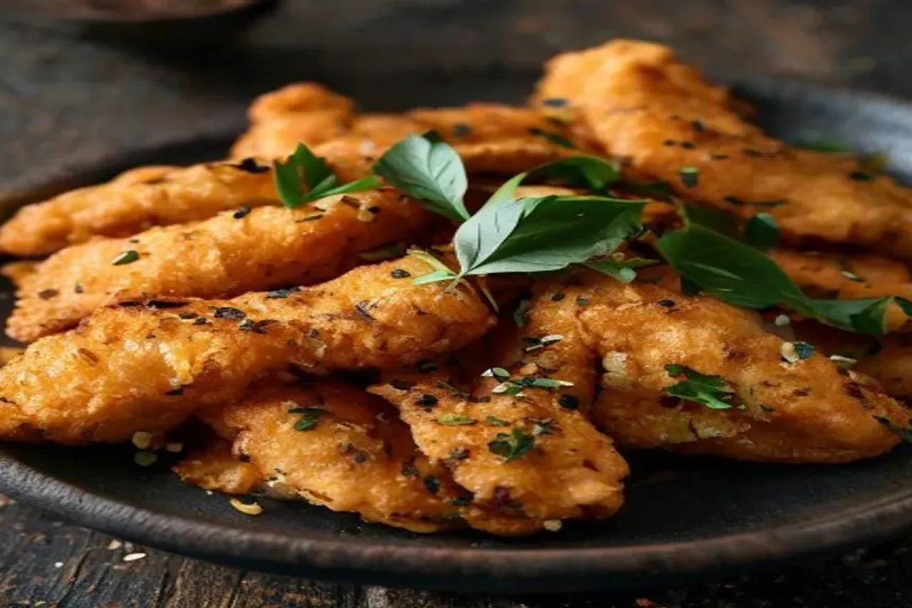 Authentic Bhavnagari Tikha Gathiya Recipe