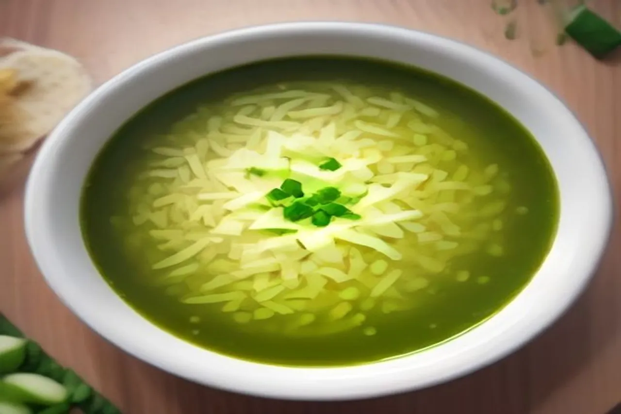Authentic Cheesy Greens And Beans Soup Recipe