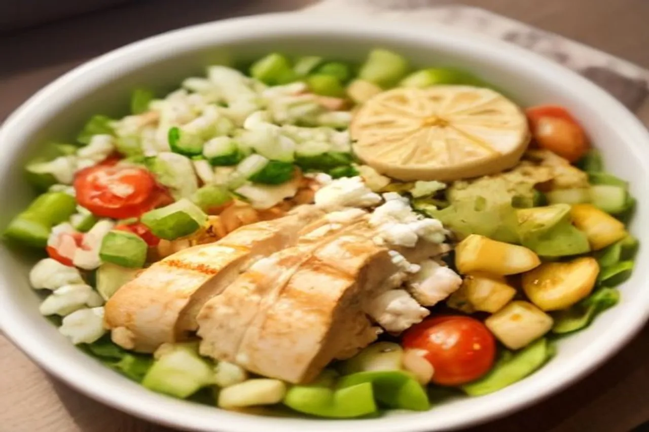 Authentic Greek Grilled Chicken Salad Recipe