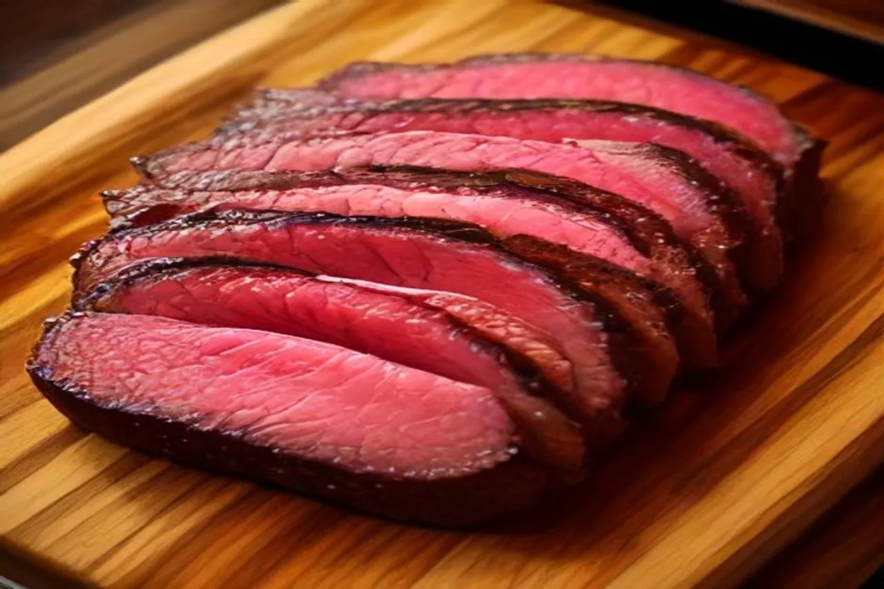Authentic Grilled Flank Steak with Mushrooms Recipe