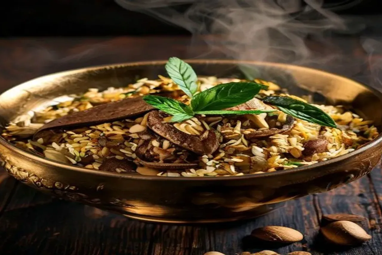 Authentic Mushroom Pulao Recipe
