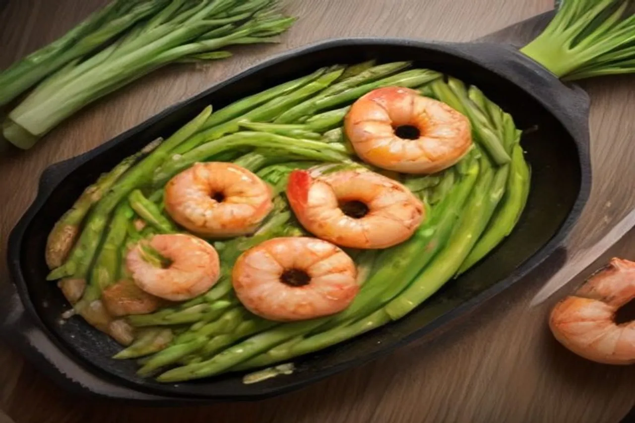 Authentic Skillet Shrimp and Asparagus Recipe