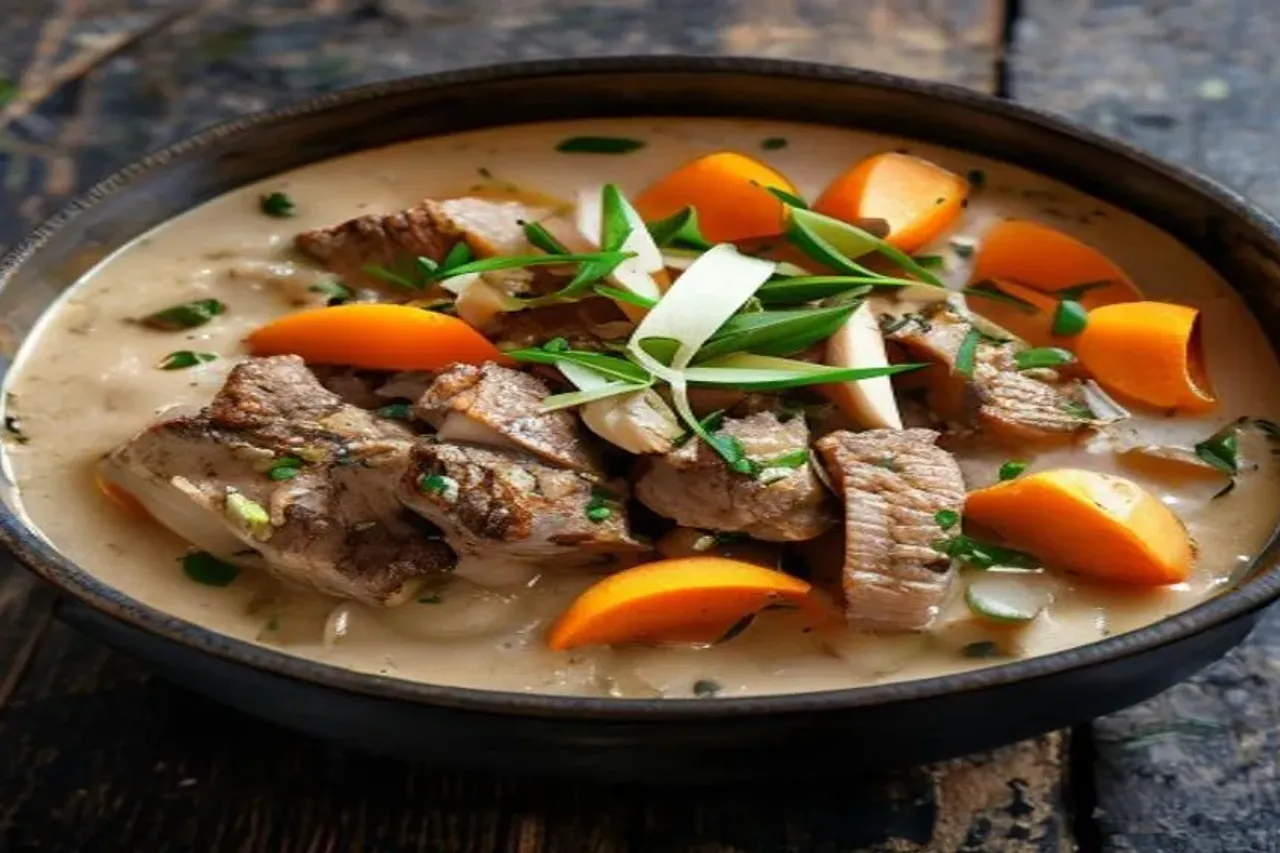Best Homemade Creamy Pork Stew Recipe