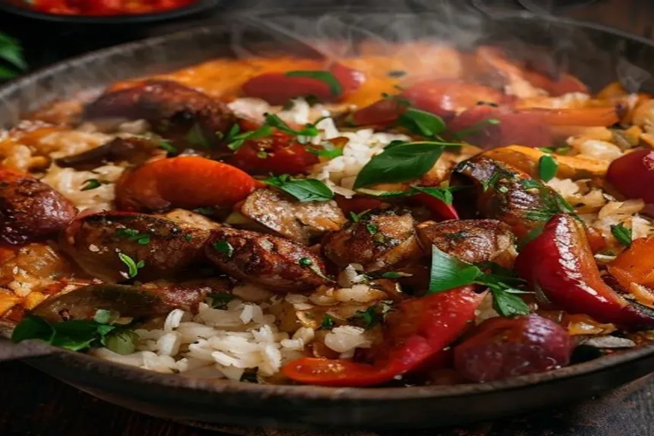 Best Homemade Spicy Sausage and Rice Casserole Recipe