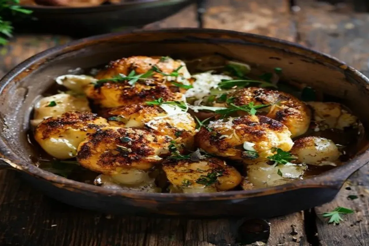 The Ultimate 2-Ingredient Caesar Roasted Cauliflower Recipe