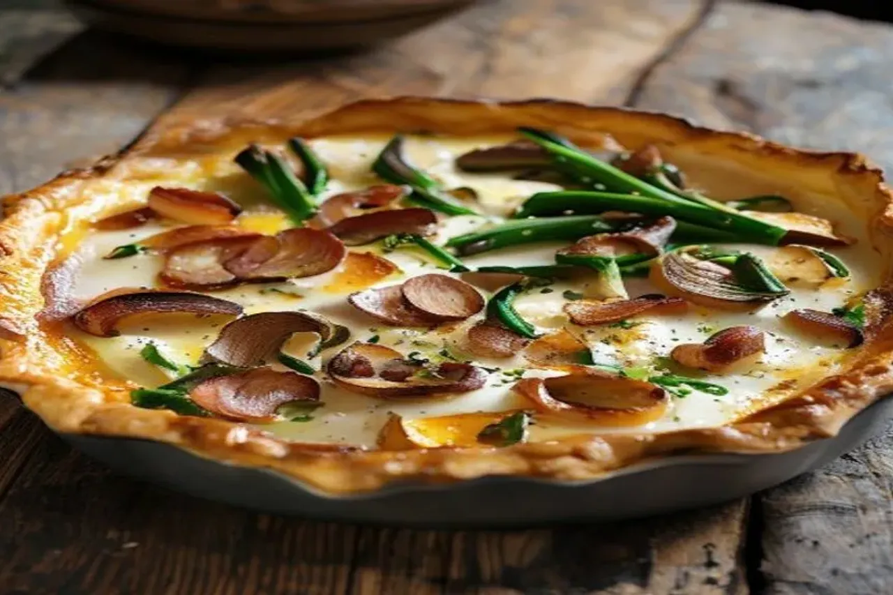 The Ultimate Asparagus Mushroom Bacon Crustless Quiche Recipe
