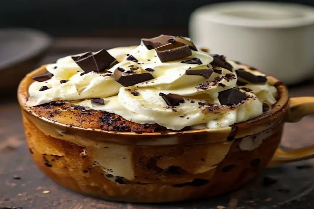 The Ultimate Banana Bread Chocolate Chunk Mug Cake Recipe