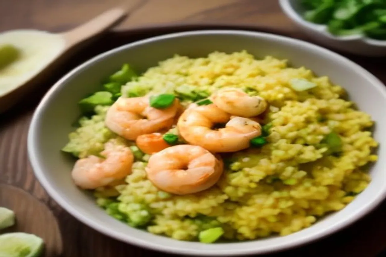 The Ultimate Cauliflower Rice Bowl with Garlic Shrimp Recipe