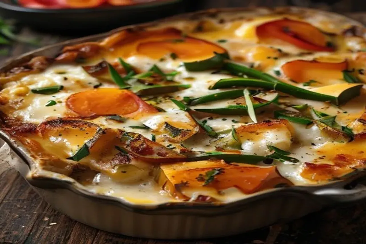 The Ultimate Cheesy Ham and Asparagus Bake Recipe