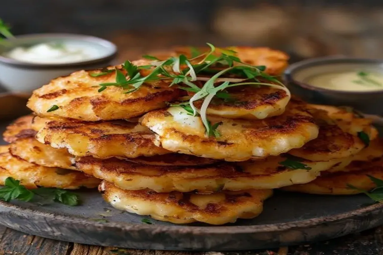 The Ultimate Cheesy Potato Latkes Recipe