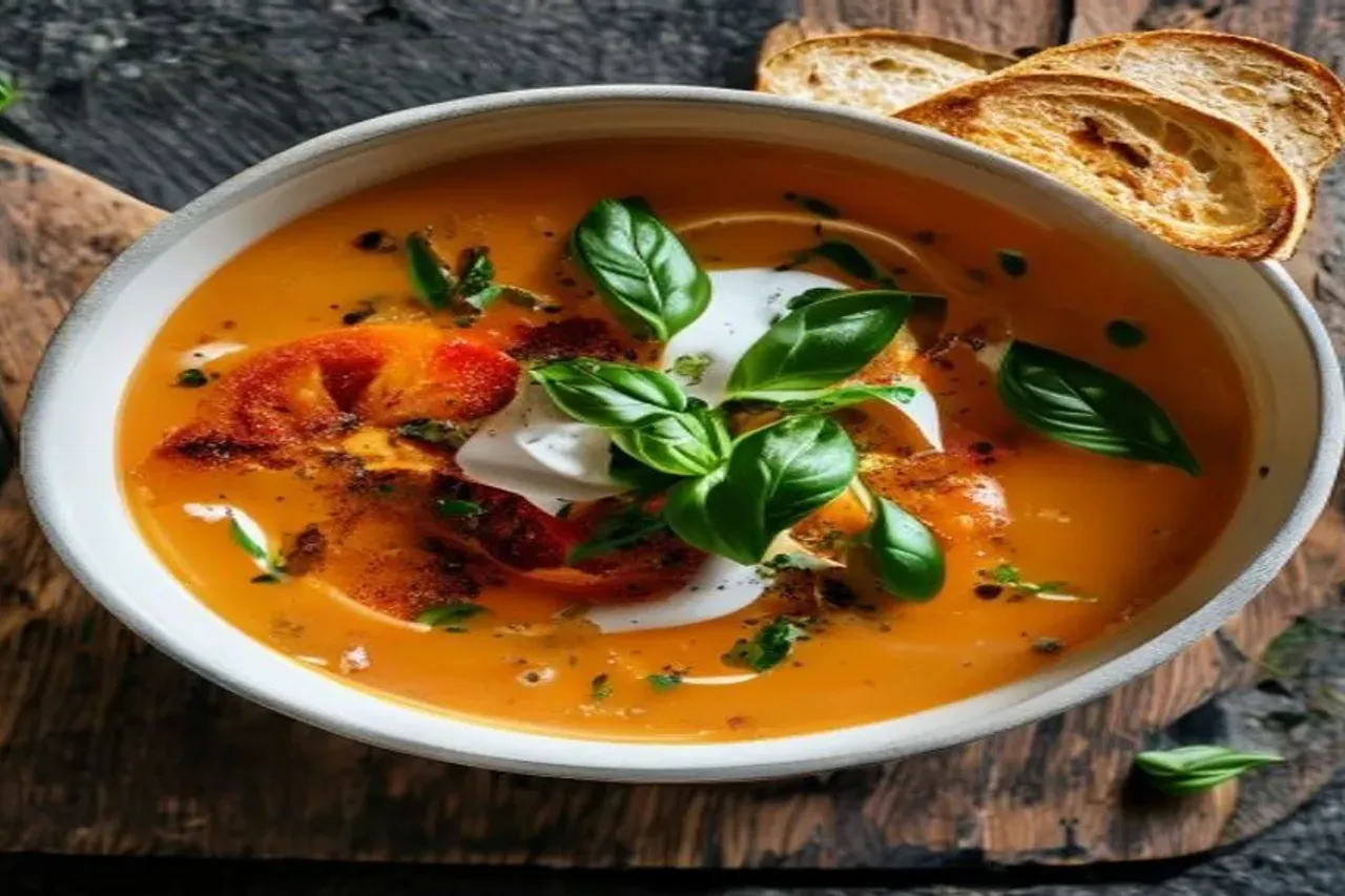 The Ultimate Classic Tomato Basil Soup Recipe