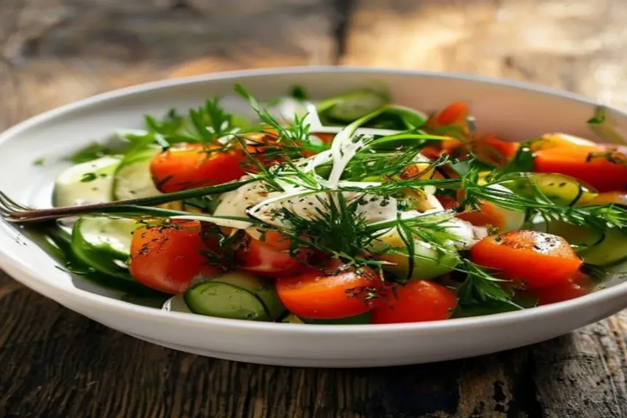 The Ultimate Creamy Cucumber Tomato Salad Recipe