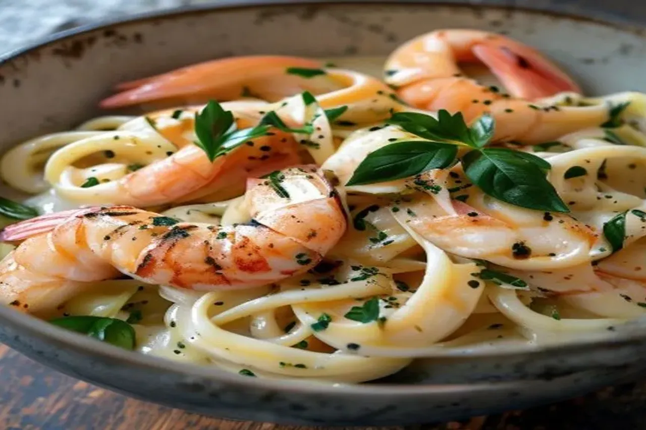 The Ultimate Creamy Garlic Shrimp Linguine Recipe