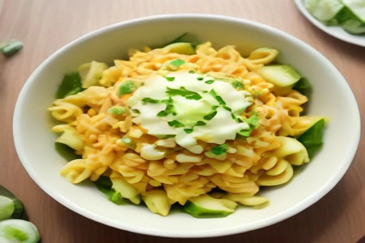 The Ultimate Cucumber Bacon Ranch Pasta Salad Recipe