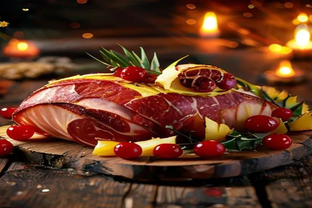 The Ultimate Flaming Holiday Ham Recipe