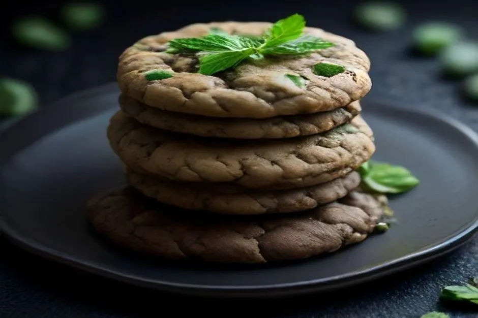 The Ultimate Fluffy Mint Chocolate Chocolate Chip Cookie Recipe