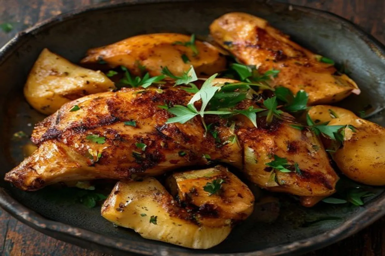 The Ultimate Garlic Butter Chicken and Potatoes Recipe