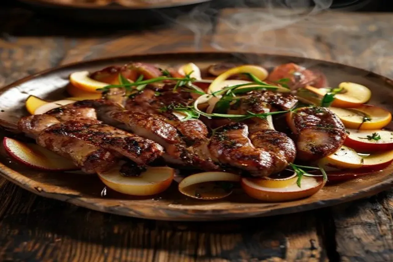 The Ultimate Grilled Sausages with Caramelized Onions and Apples Recipe