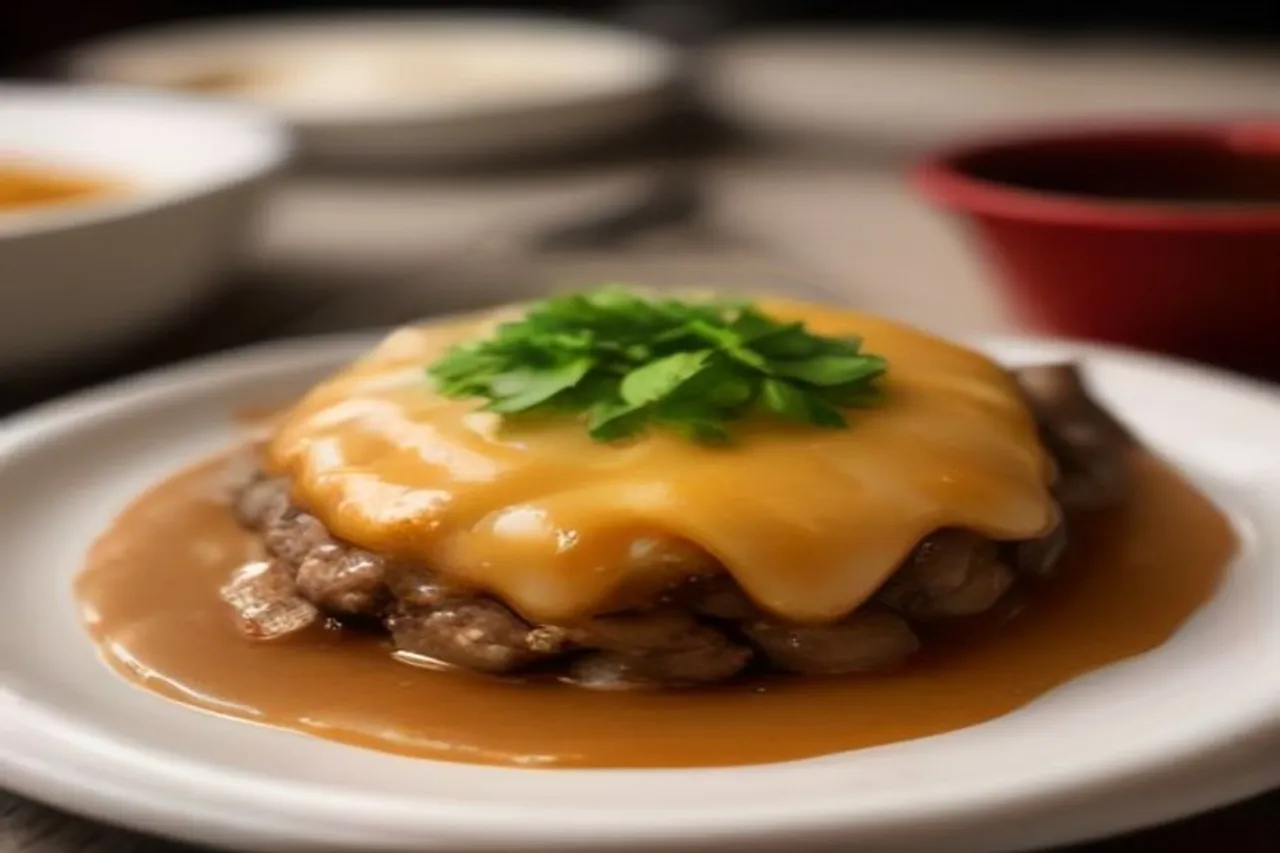 The Ultimate Hamburgers with Mushroom Gravy Recipe