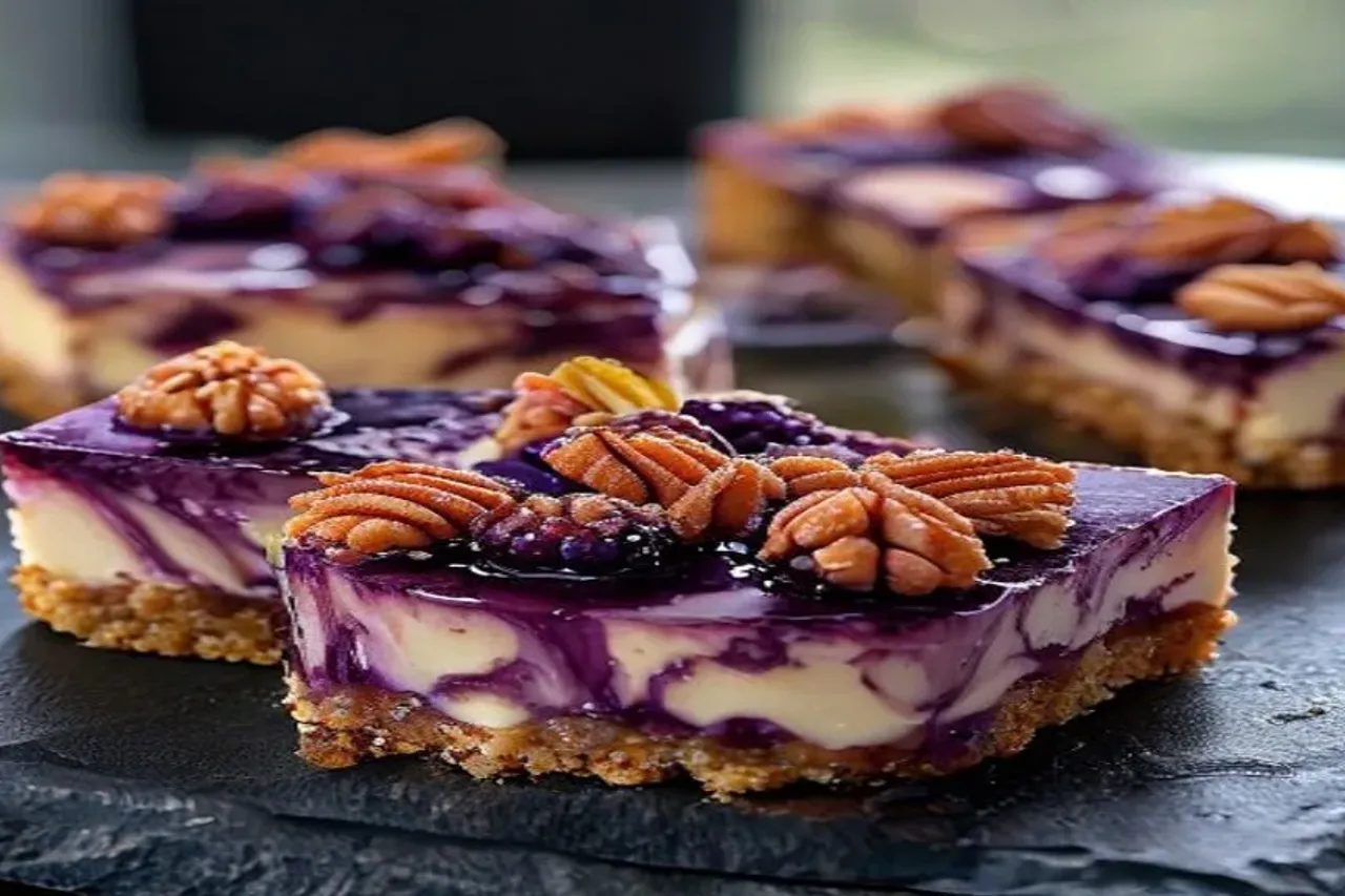 The Ultimate Keto Berry Pecan Cheesecake Bars Recipe