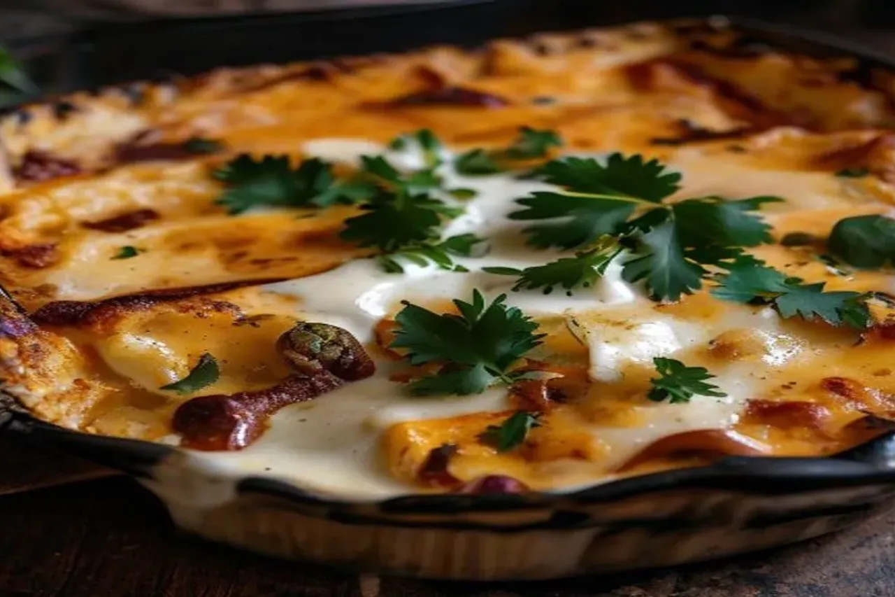 The Ultimate Layered Chicken and Black Bean Enchilada Casserole Recipe