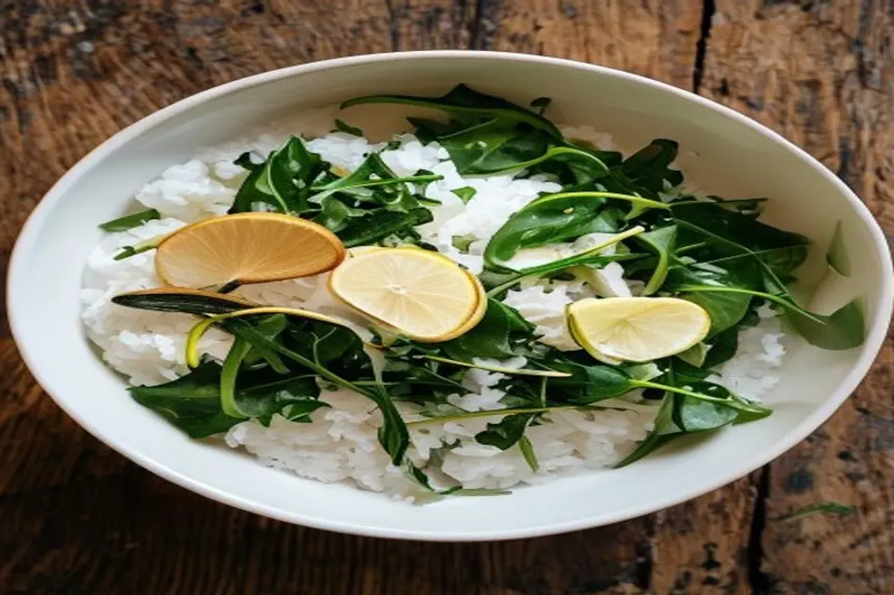 The Ultimate Lemony Spinach Rice Recipe