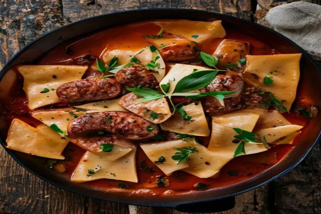 The Ultimate One-Pan Ravioli With Sausage Recipe