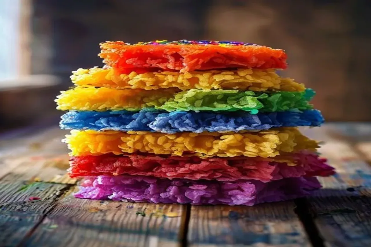 The Ultimate Rainbow Rice Krispie Treats Recipe