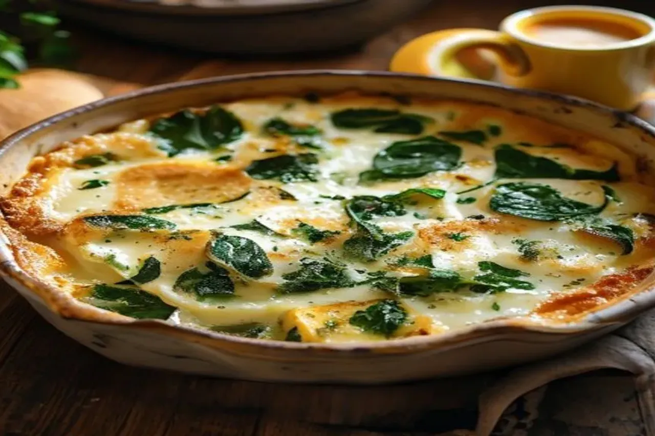 The Ultimate Spinach Florentine Breakfast Casserole Recipe