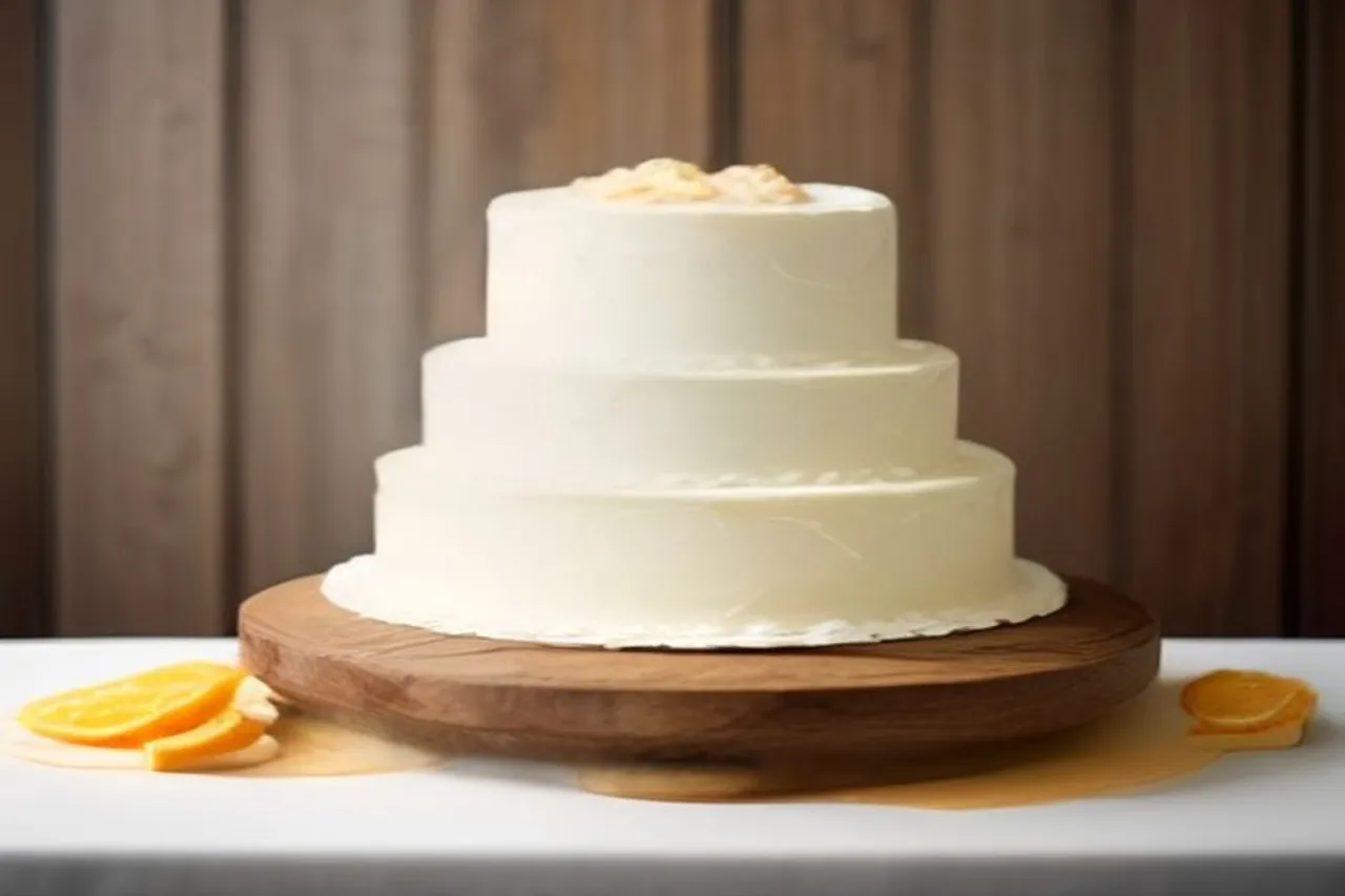 The Ultimate Triple-Layer White Cake With Orange Curd Filling Recipe